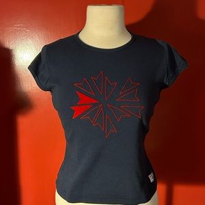 Vintage navy Reebok T-shirt.